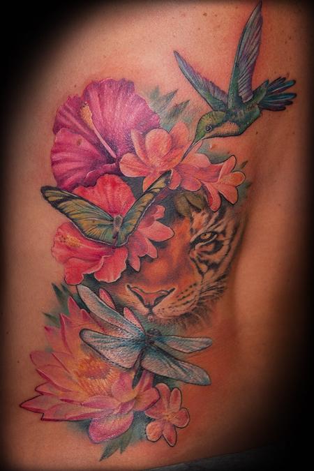 Tattoos - Hiding tiger - 104666