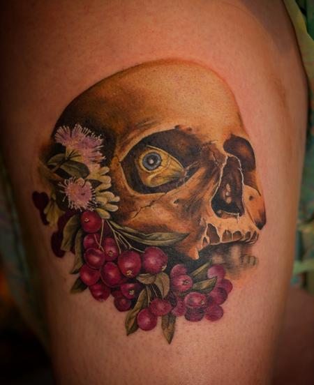Tattoos - Butterfly skull - 117601