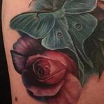 Tattoos - Lunamoth and roses - 117067