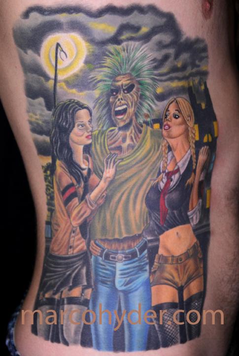 Iron Maiden tattoo by Ruben Barahona  Post 23608