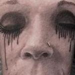 Tattoos - Black and Gray Womens Face - 119233