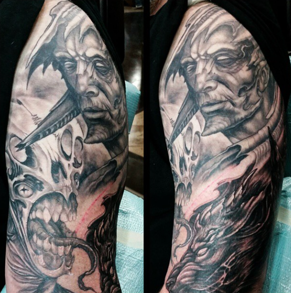 7 Outstanding Torn Between Good And Evil Tattoo  Psycho Tats