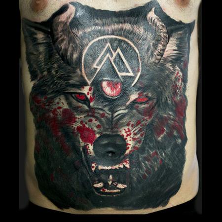 Tattoos - The monstrous wolf Fenrir  - 106631