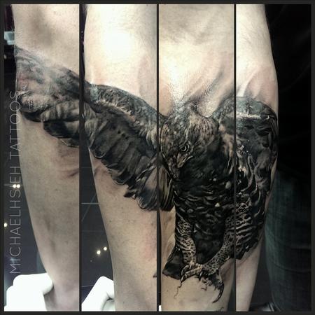 Tattoos - African Crown eagle - 99167
