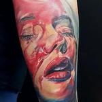 Tattoos - Colour realism female face - 116154