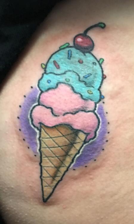 Tattoos - ice cream cone - 123365
