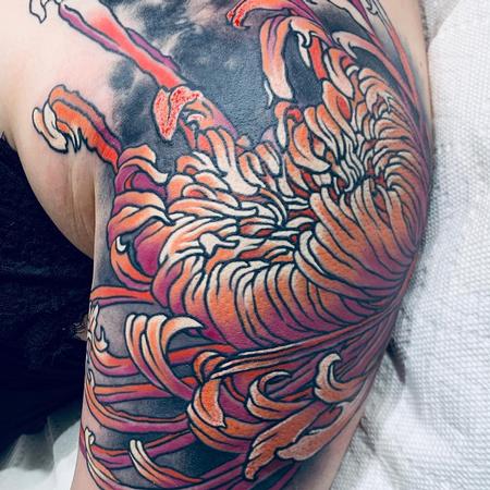 Tattoos - Chrysanthemum tattoo - 141417