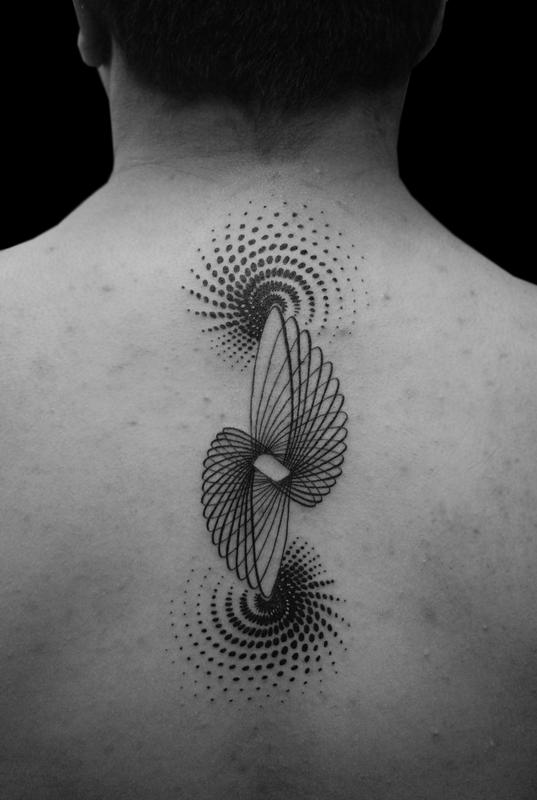 linework halftone symmetry... by Obi: TattooNOW