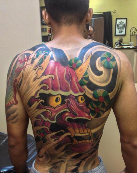 Tattoos - Japanese Hanya Backpiece - 108612