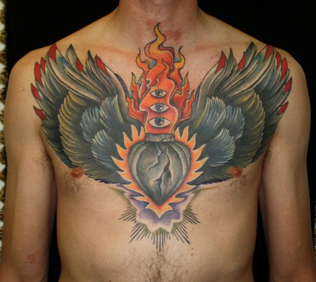 100 Divine Sacred Heart Tattoos Ideas  Meaning  Tattoo Me Now