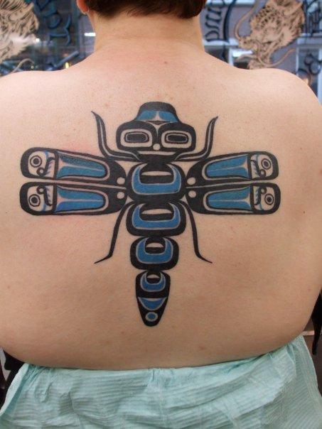 Tribal Dragonfly Tattoo by Robin Pajzs: TattooNOW Tribal Dragonfly Tattoo by Robin Pajzs: TattooNOW