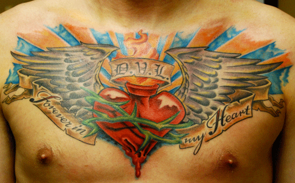 Heart With Wings Tattoos  30 AweInspiring Collections  Design Press