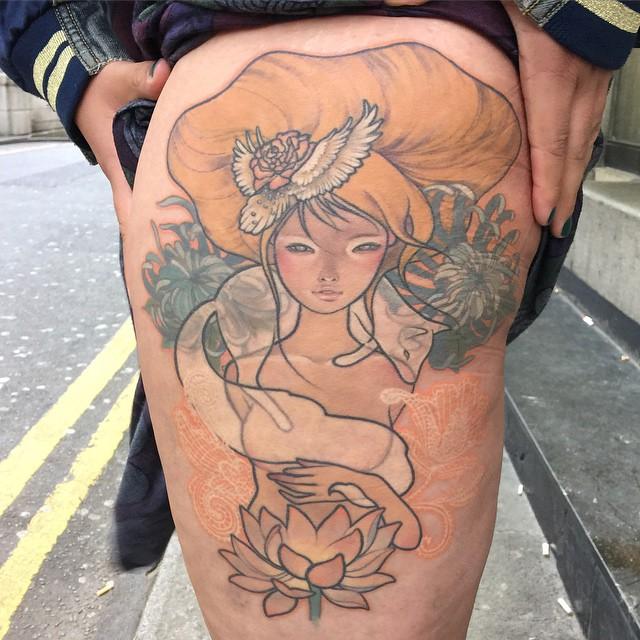 Audrey Kawasaki  Check out these beautiful tattoos based  Facebook