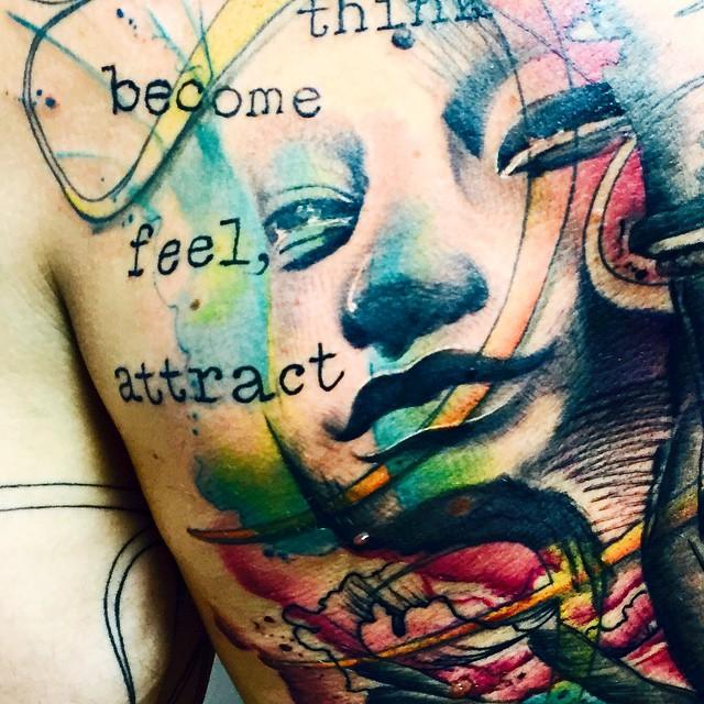 Think Become Feel Attract by Lady Sara: TattooNOW