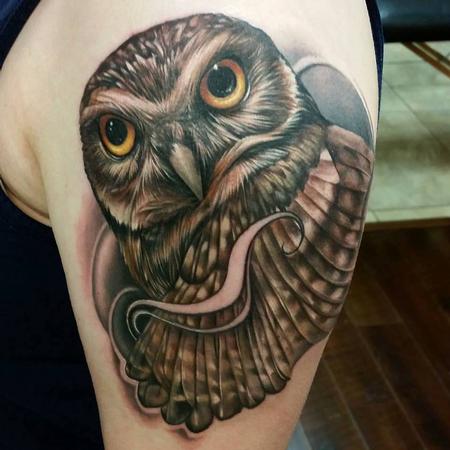 Tattoos - Owl Tattoo - 123046