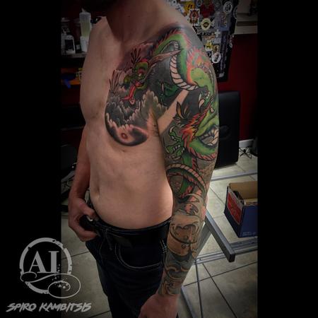 Tattoos - Dragon Sleeve - 112173