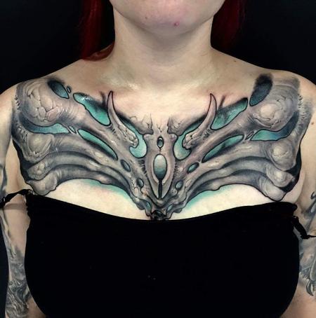 Tattoos - Organic blu woman - 126501
