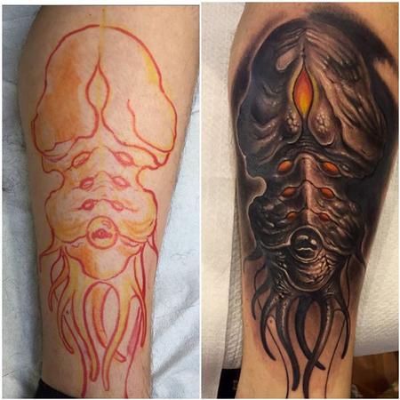 Tattoos - Warrior Jellyfish - 123218