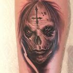 Tattoos - Evil marked face - 123096