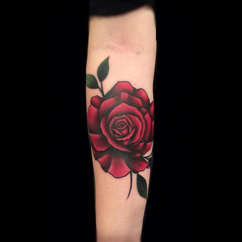 Dark Rose By Stephen Sanchez: Tattoonow
