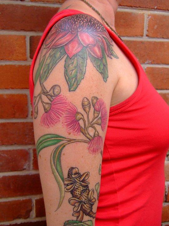 Custom Flower Tattoo By Tatu Lu Tattoonow