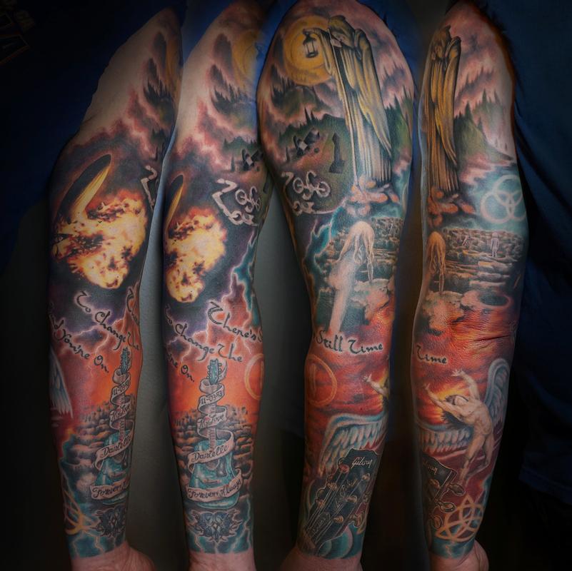 Led Zeppelin symbols on Fin by Akira  White Smoke Tattoos  Facebook
