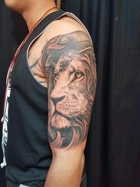 Tattoos - lion - 133730