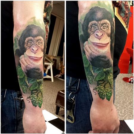 Tattoos - ape invents beer ernesto nave - 86826