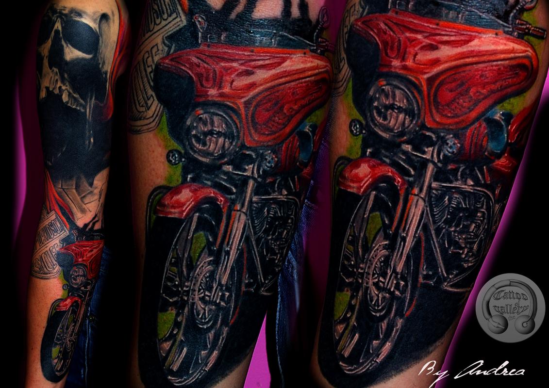 Tattoo motorcycle,motocicletta by Andrea Tartari: TattooNOW