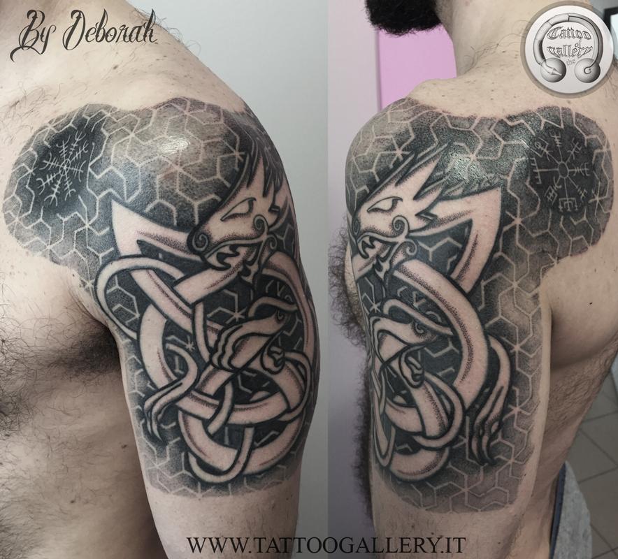 Viking half sleeve by Deborah Ferranti: TattooNOW