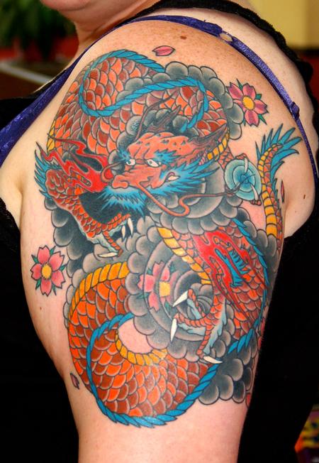 Tattoos - Traditional Japanese Dragon - 68747