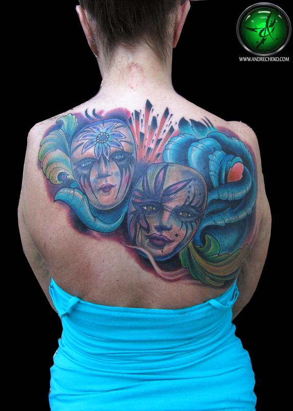 120 Drama Mask Tattoo Stock Photos Pictures  RoyaltyFree Images  iStock