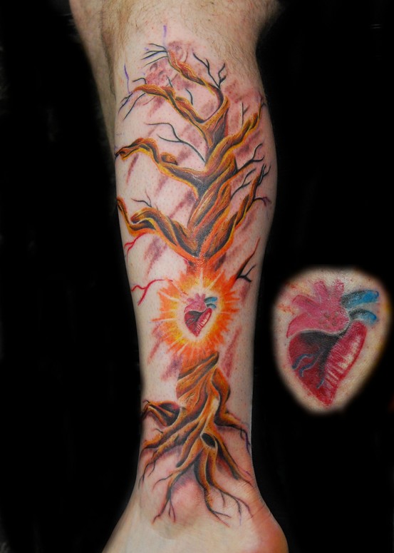 tree heart by Justin Buduo: TattooNOW