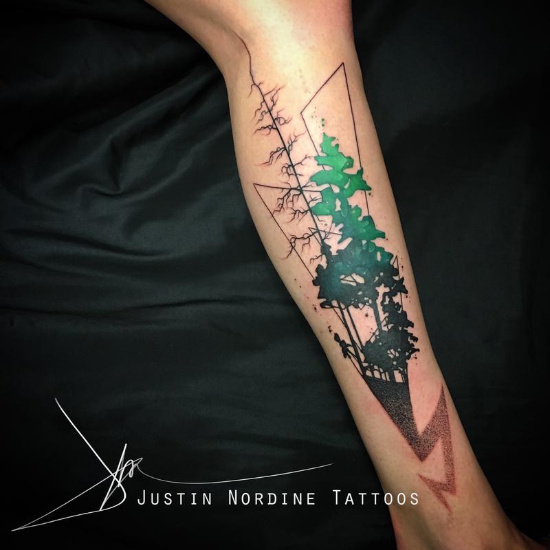 The fir tree tattoo meaning drawing features photo examples facts  sketches