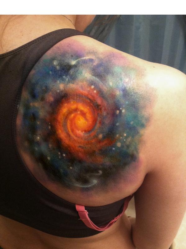 Space tattoo by Brian Murphy: TattooNOW