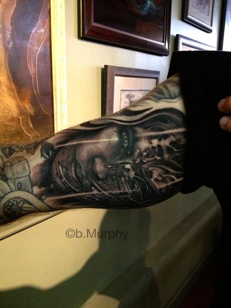Tattoos - freehand black and grey - 77121