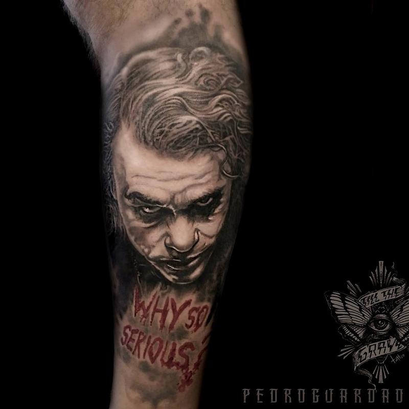JokerHeath Ledger Tattoo by khan  YouTube
