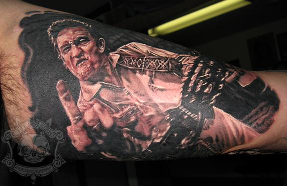 Johnny Cash Tattoo by Tim Kern: TattooNOW