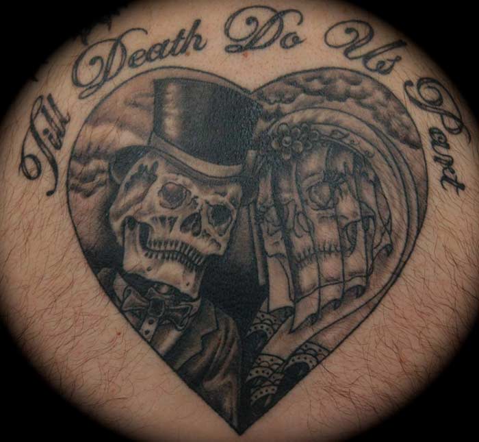 Til Death Do Us Part by Todd Lucky Lambright: TattooNOW