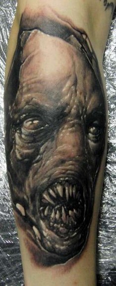 Tattoos - evil face - 51104