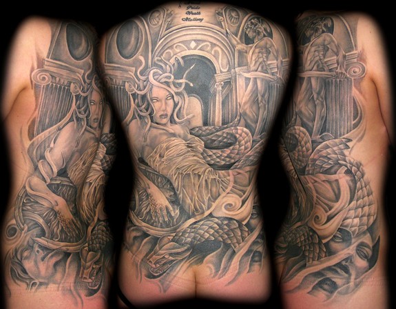 Medusa Tattoo by Tony Mancia: TattooNOW Medusa Tattoo by Tony Mancia: TattooNOW