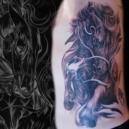 Tattoos - Horse - 73075