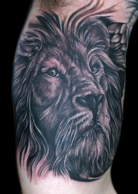 Tattoos - lion - 62295