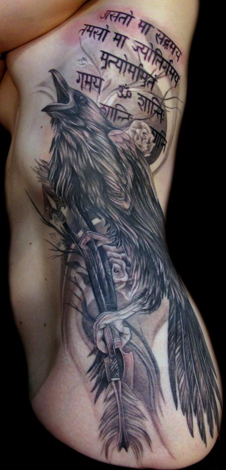 Tattoos - Crow and arrows - 62298