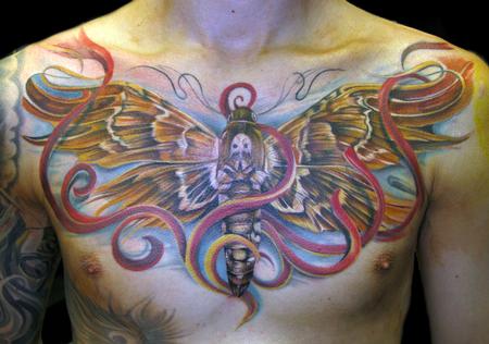 Tattoos - death moth  - 66947