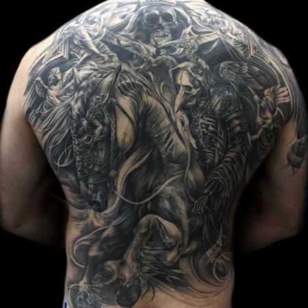 Tattoos - Pestilence back - 125726