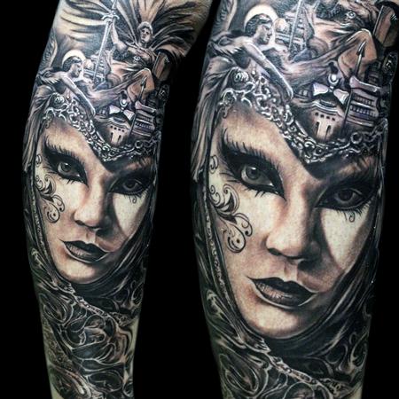 Tattoos - Venetian Mask - 108854
