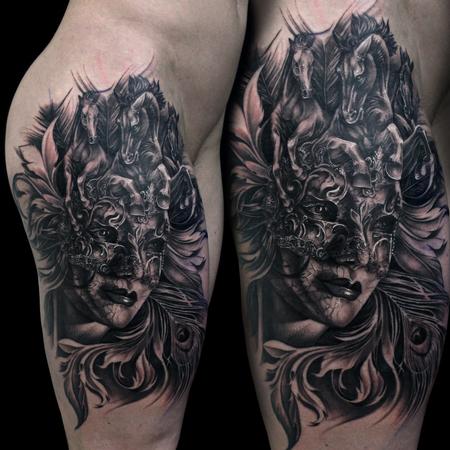 Tattoos - venetian mask - 119073