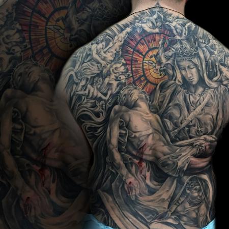 Tattoos - Pieta Backpiece - 125299