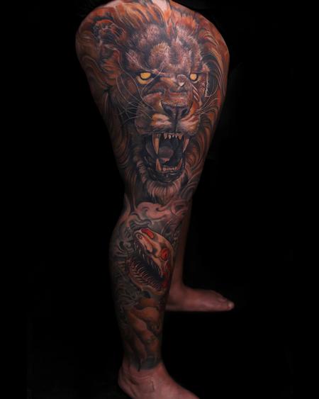 Tattoos - Ferocity leg sleeve - 134450